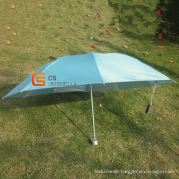 21 Inch 3-Folding Pearlized Cloth Umbrella (YS-3F4049A)